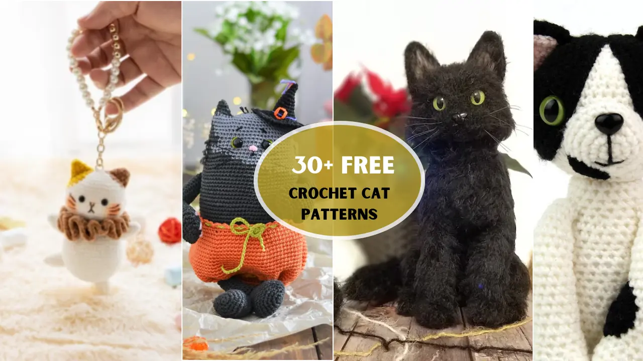 30+ Free Crochet Cat Patterns