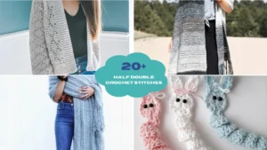 Half Double Crochet Stitches