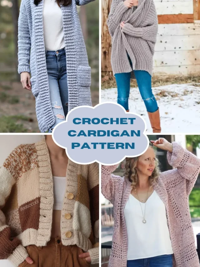 Easy Crochet Cardigan Pattern Ideas