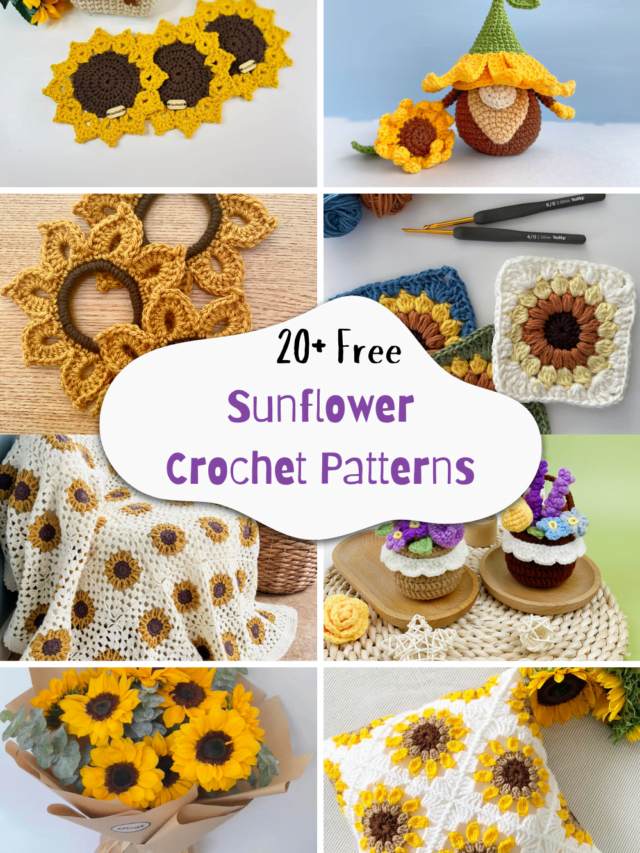 Free Sunflower Crochet Patterns