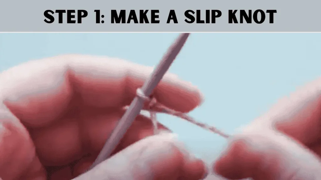 How To Knitted Cast On Knitting For Beginners, the first step is to Make a Slip knot. 