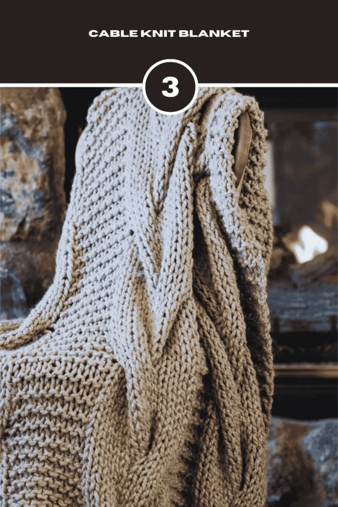 Cable Knit Blanket