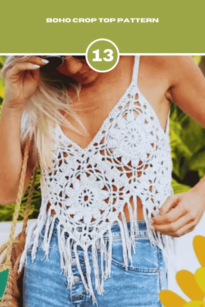 Boho Crochet Crop Top Pattern