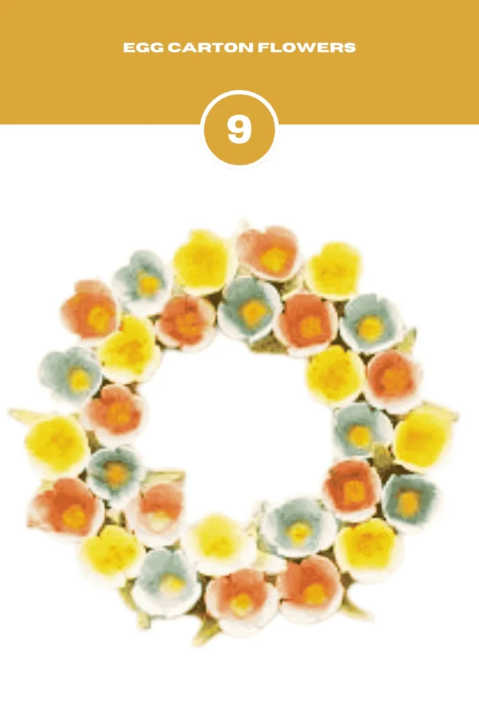 Egg Carton Flowers Mother's Day Crafts