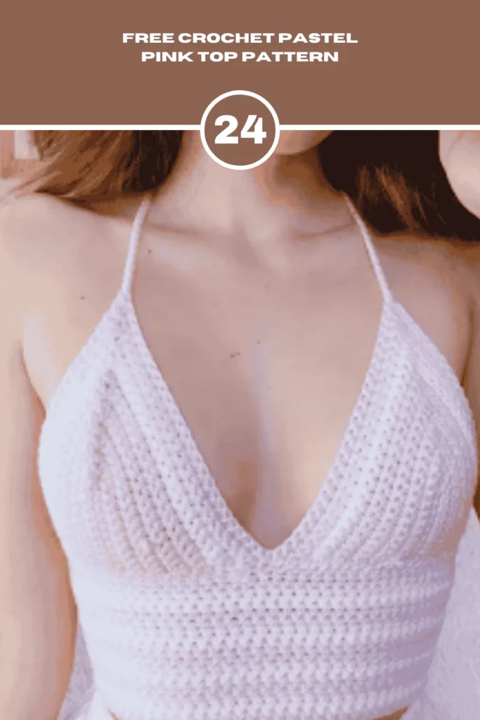 Free Crochet Pastel Pink Top Pattern