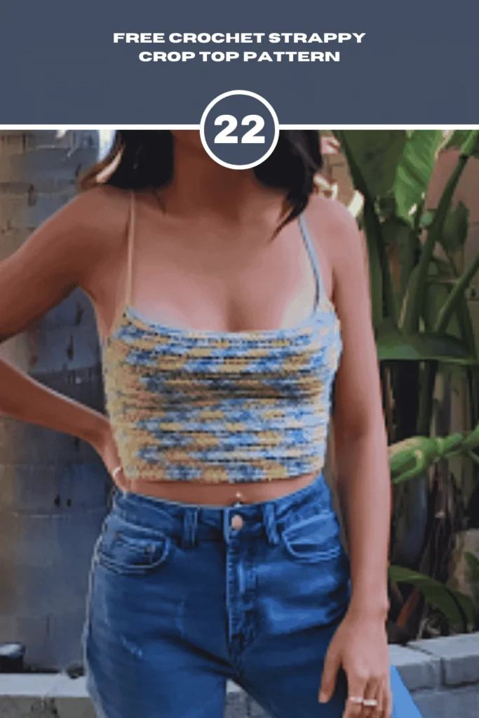 Free Crochet Strappy Crop Top Pattern
