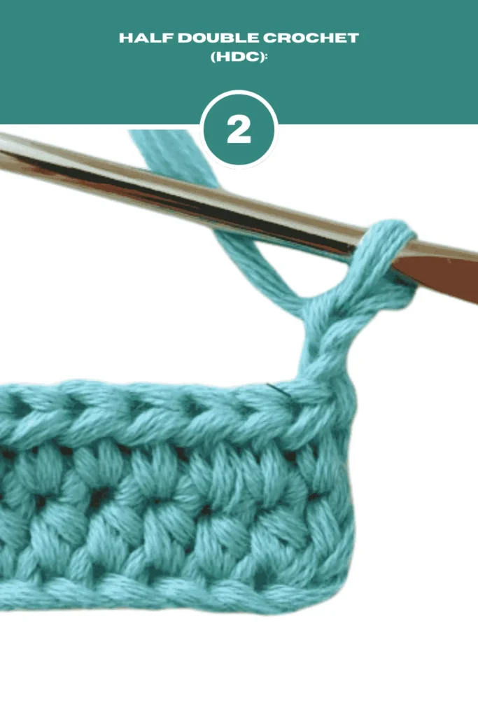 Half Double Crochet (HDC) For Making Crochet Cat Couch