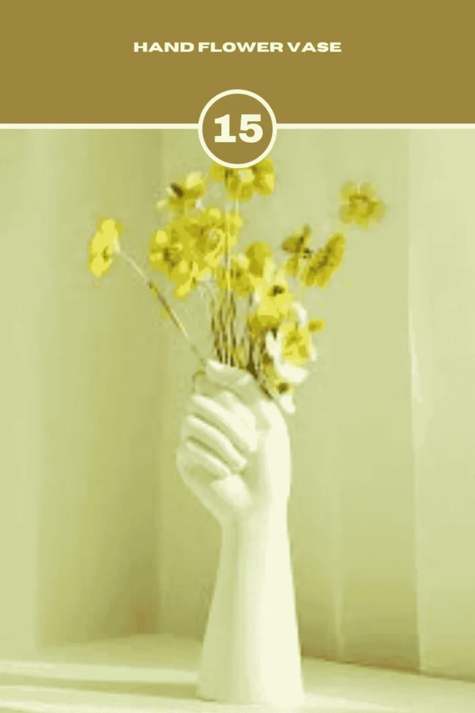 Hand Flower Vase Mother's Day Crafts