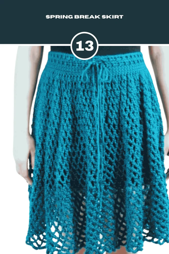 Spring Break Crochet Skirt Pattern