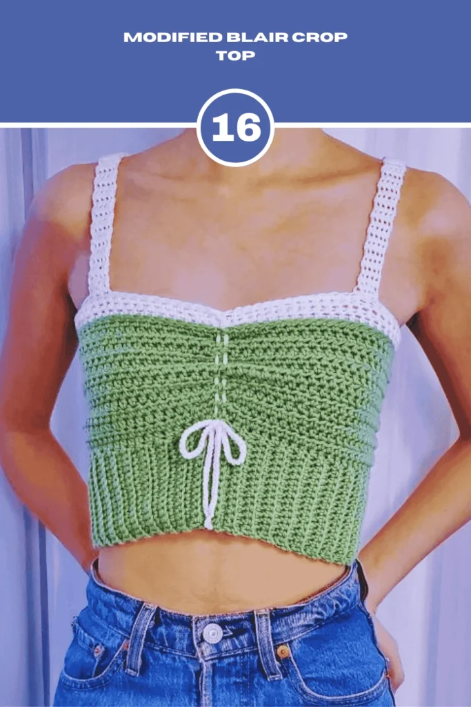Modified Blair Crochet Crop Top Pattern