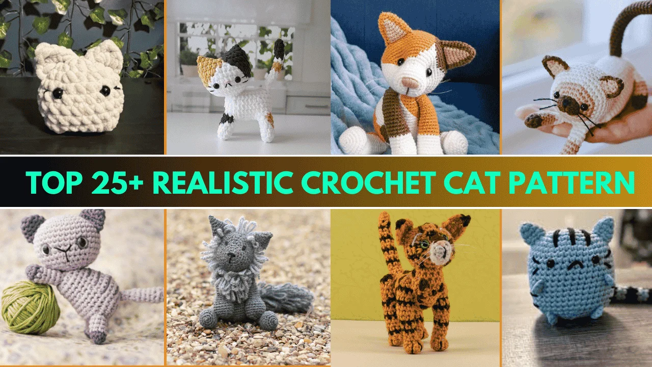 Realistic Crochet Cat