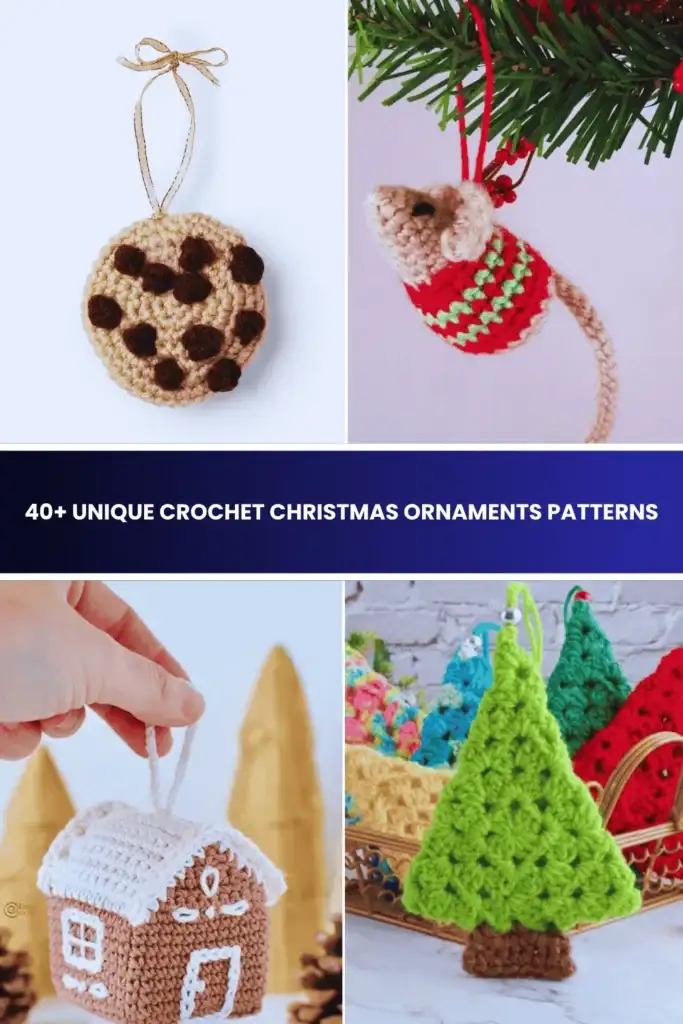 40+ Free Crochet Christmas Ornaments Patterns