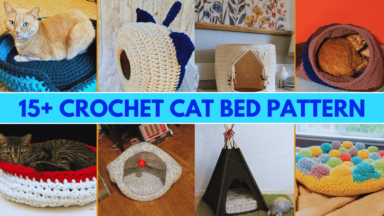 Crochet Cat Bed