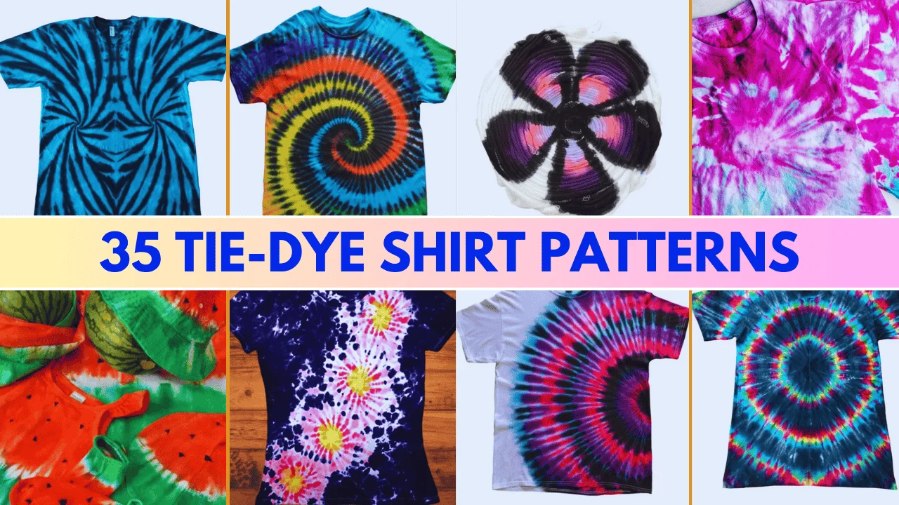 35 Tie-Dye Shirt Patterns