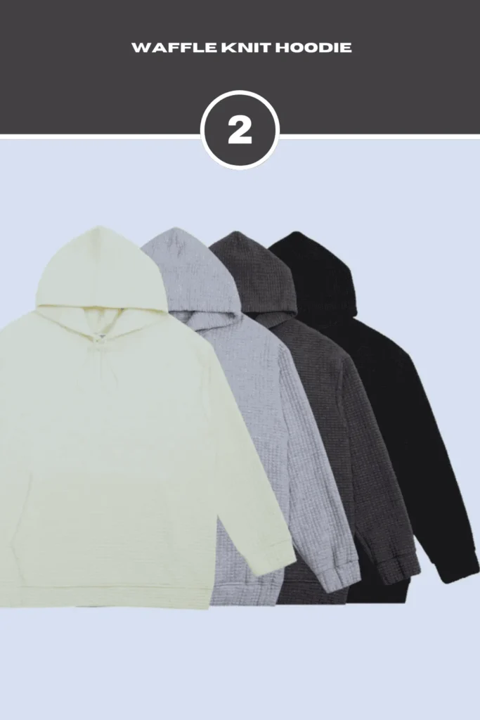 Waffle Knit Hoodie