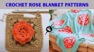 Crochet Rose Blanket Patterns