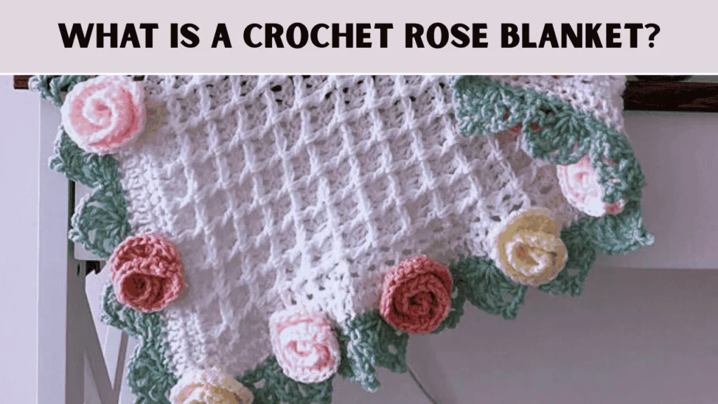 crochet rose blanket