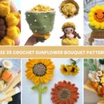 Free 35 Crochet Sunflower Bouquet Patterns