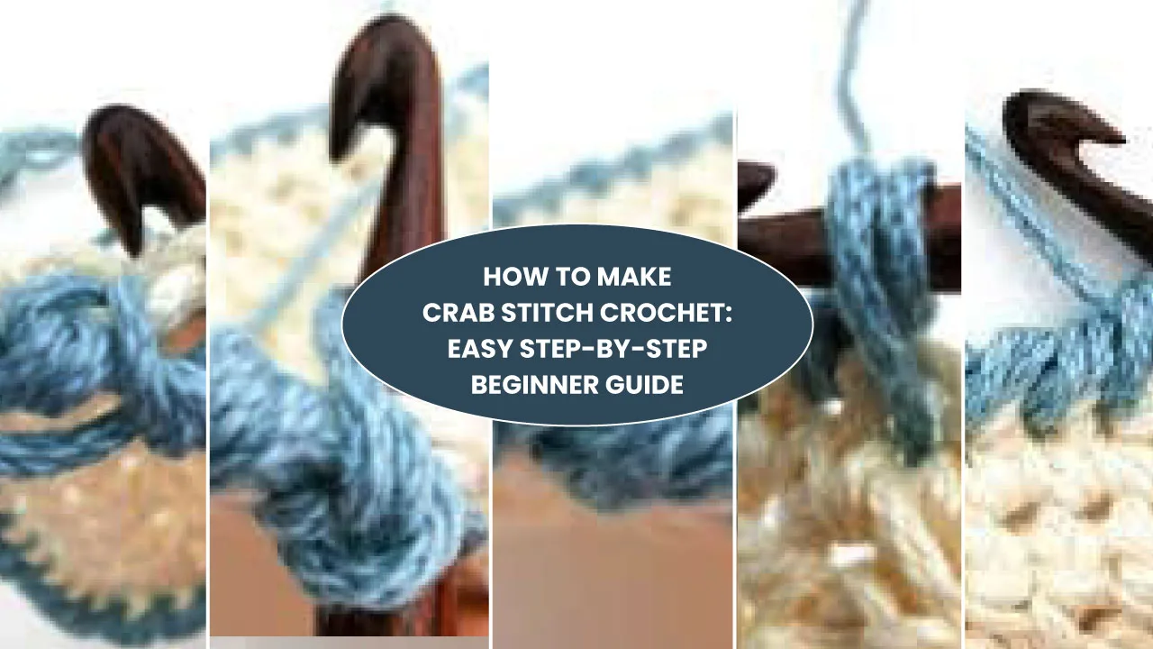 How to Make Crab Stitch Crochet
