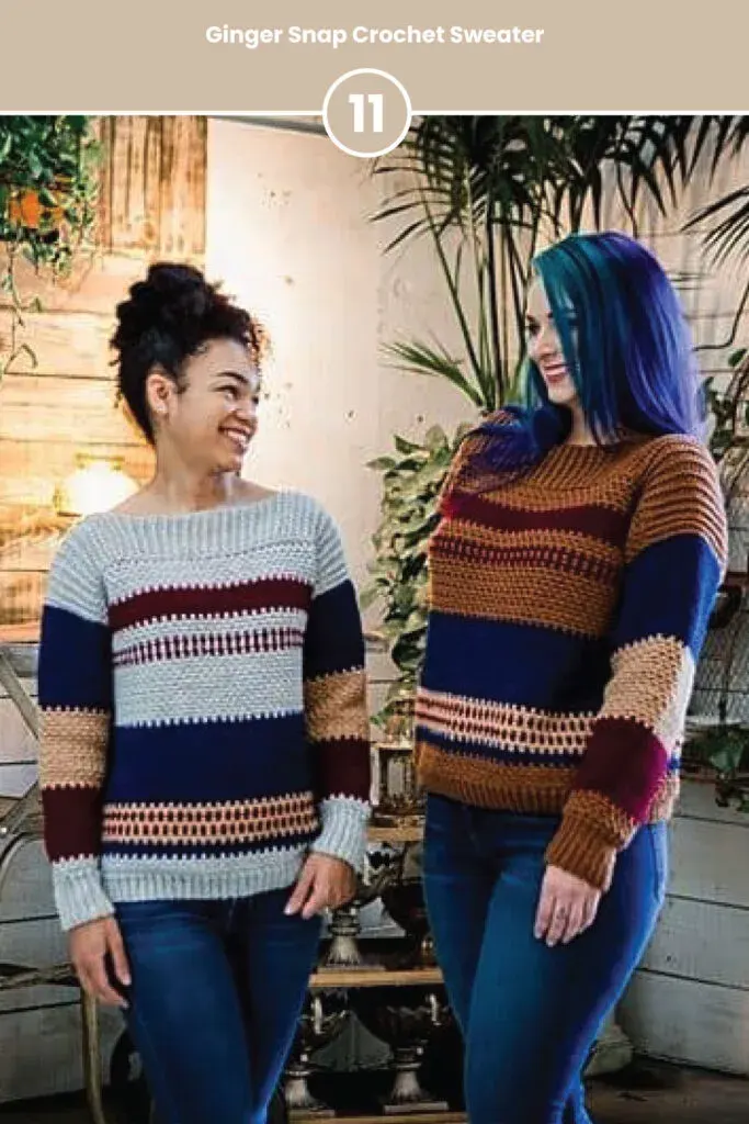 Free Crochet Pullover Sweater Patterns & Tutorials