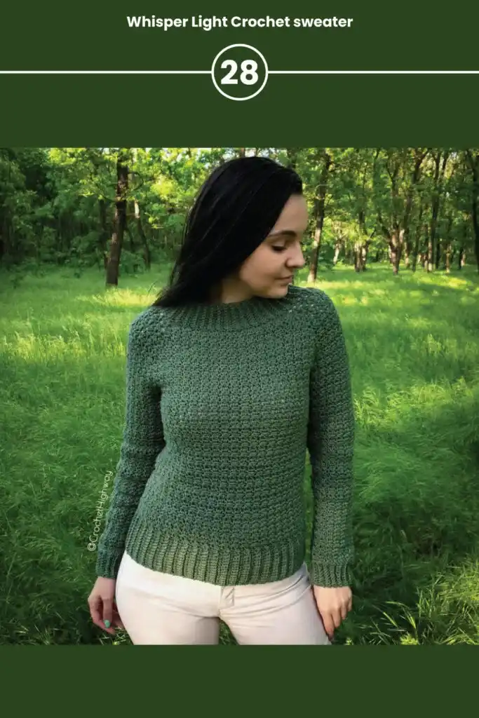 Free Crochet Pullover Sweater Patterns & Tutorials