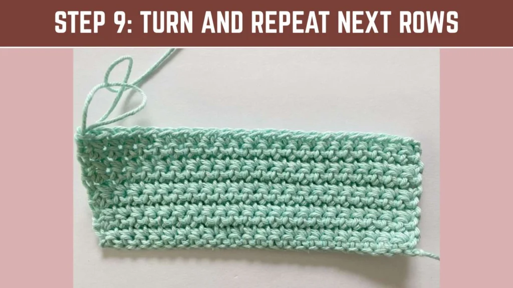 Step 9_ Turn and Repeat Next Rows