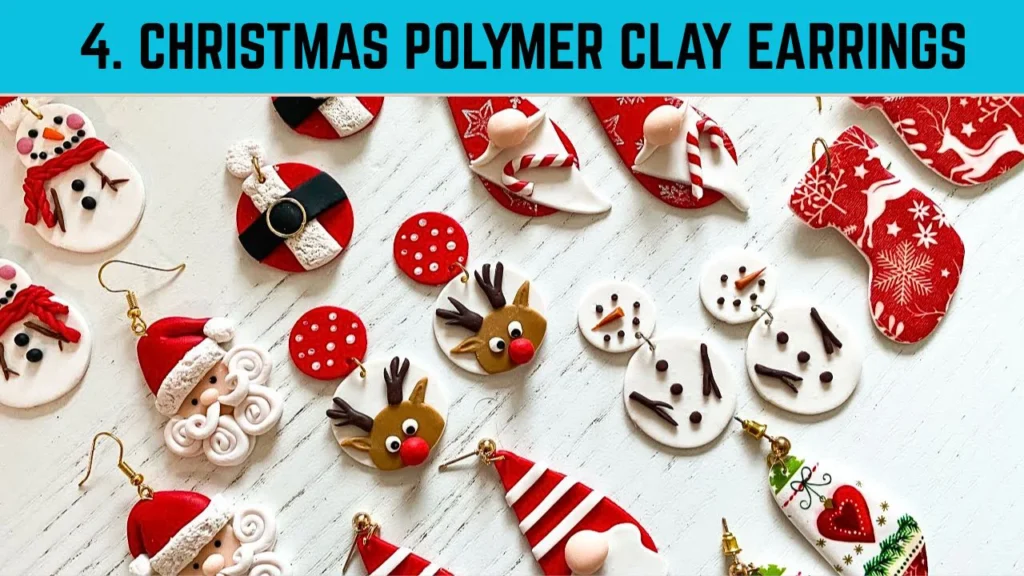 Christmas Polymer Clay Earrings