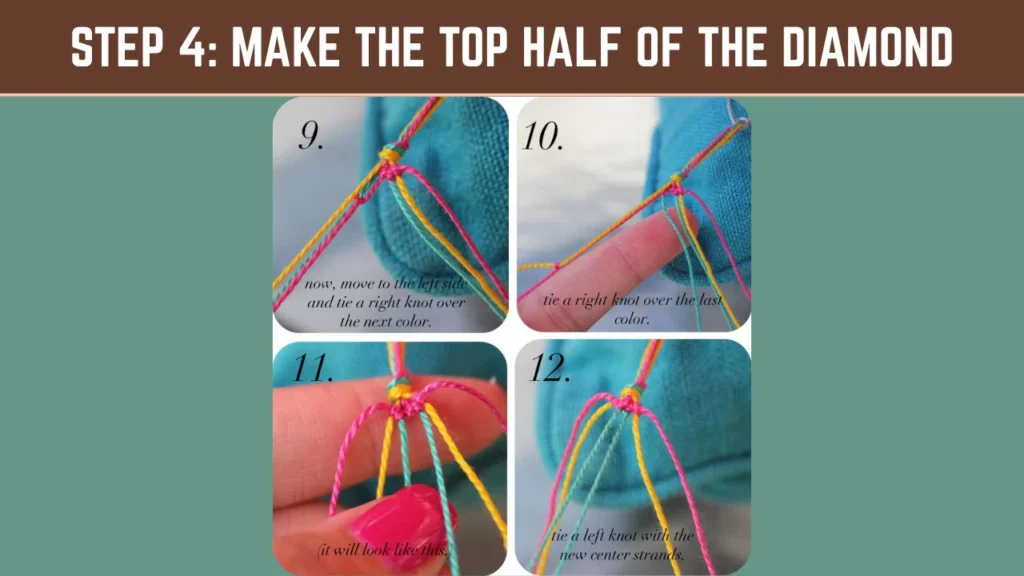 Make the Top Half of the Diamond
