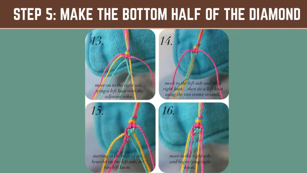 Make the Bottom Half of the Diamond