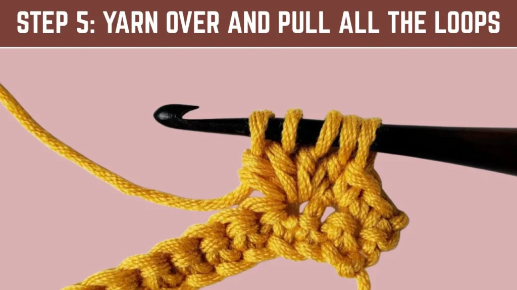 Step 5_ Yarn Over and Pull All the Loops