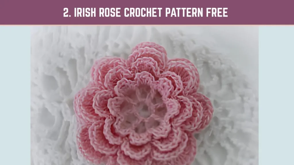 Irish Rose Crochet Pattern Free