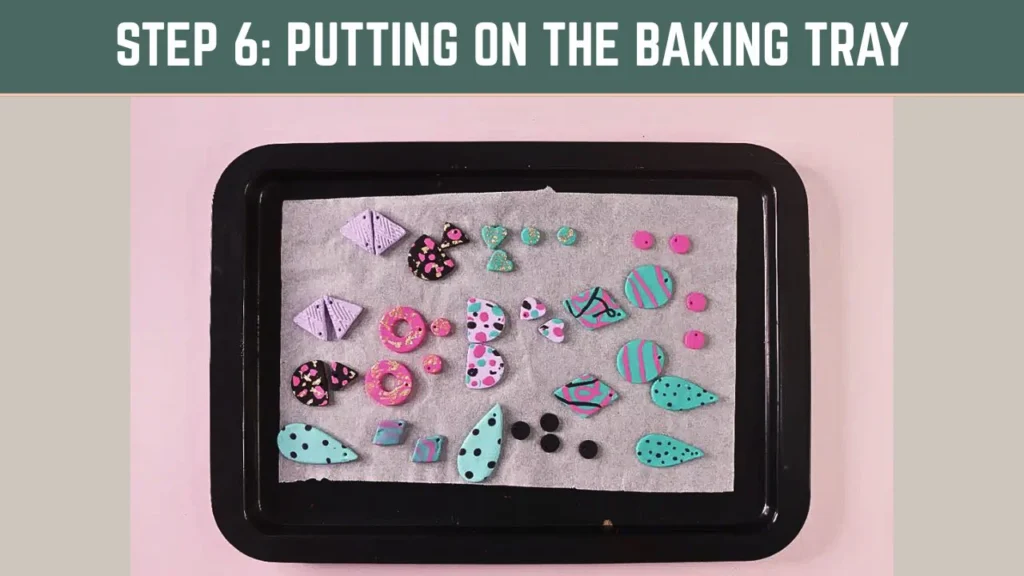 Putting on the Baking Tray