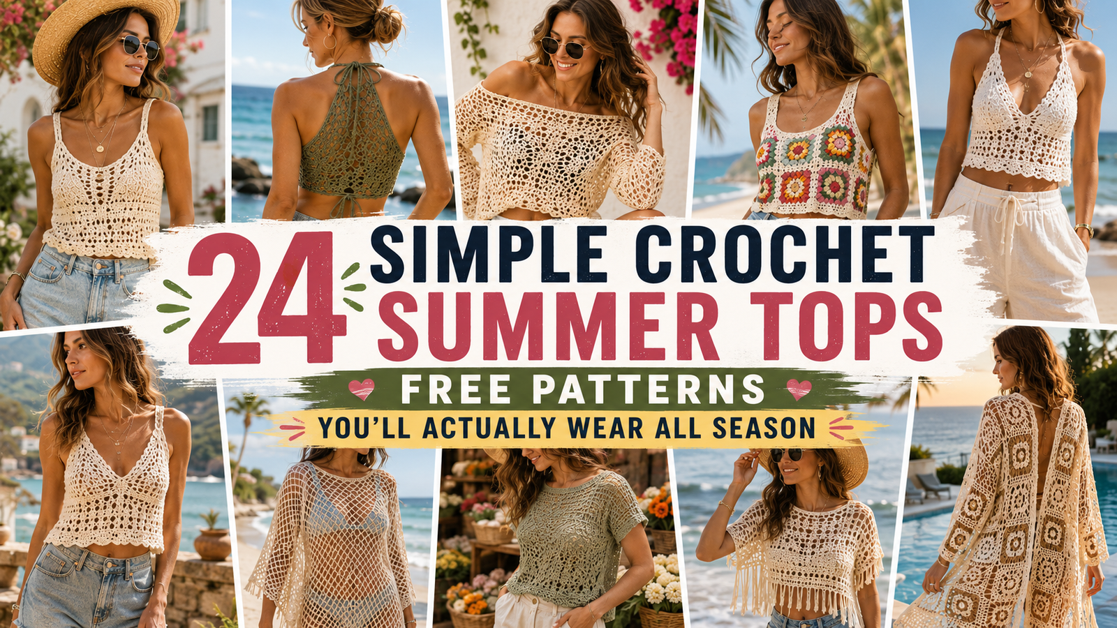 Simple Crochet Summer Tops Free Patterns