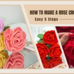 How to Make a Rose Crochet Pattern_ Easy 5 Steps