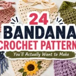 24 Bandana Crochet Patterns You'll Actually Want to Make