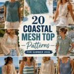 20 Coastal Mesh Top Patterns for Summer 2026