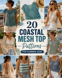 20 Coastal Mesh Top Patterns for Summer 2026