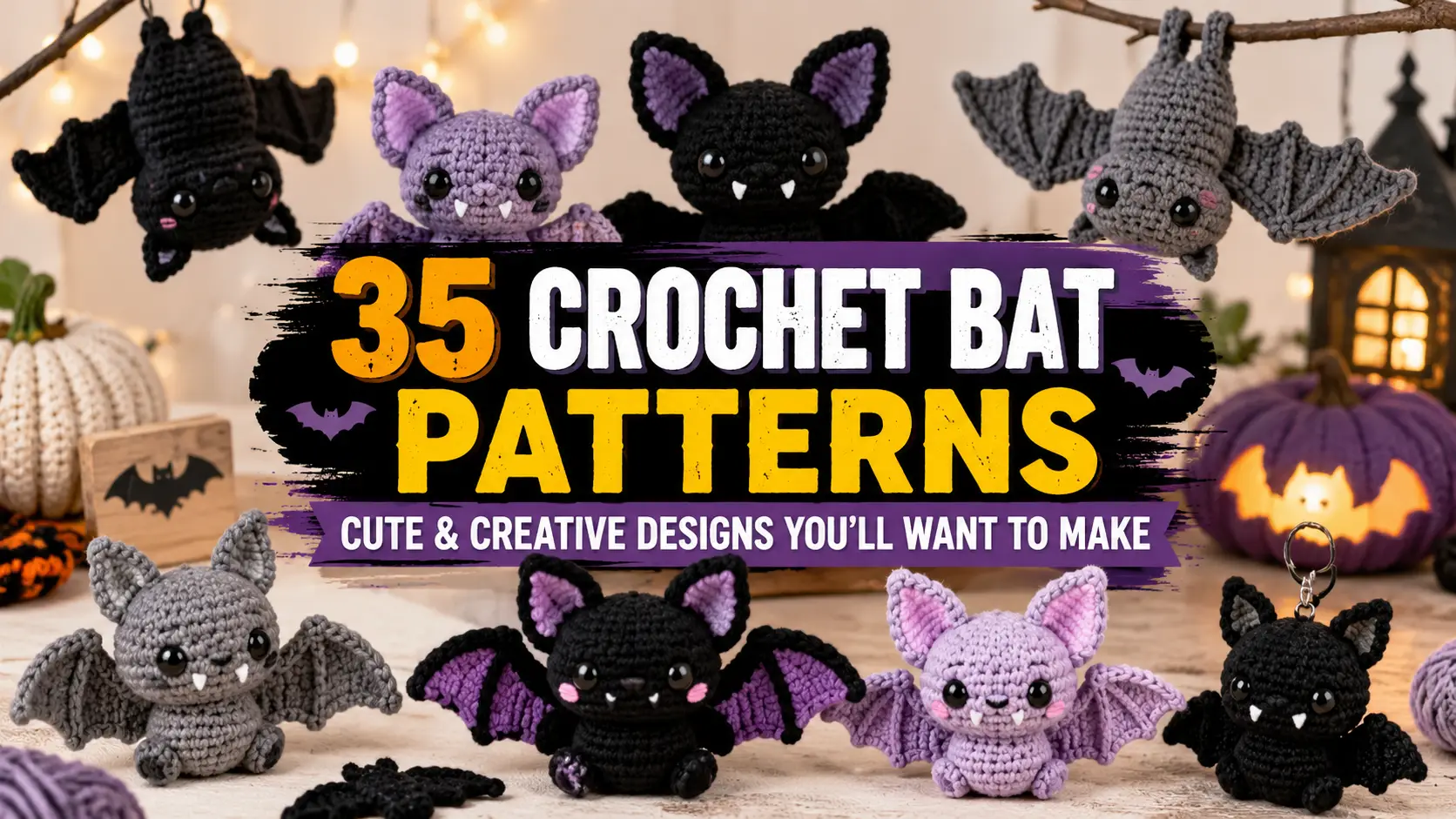Crochet Bat Patterns: 35 Cute & Creative Designs You'll Want to Make