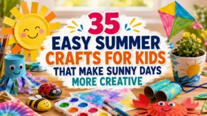 35 Easy Summer Crafts for Kids That Make Sunny Days More Creative