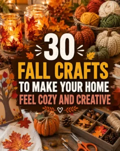 30 Fall Crafts to Make Your Home Feel Cozy and Creative