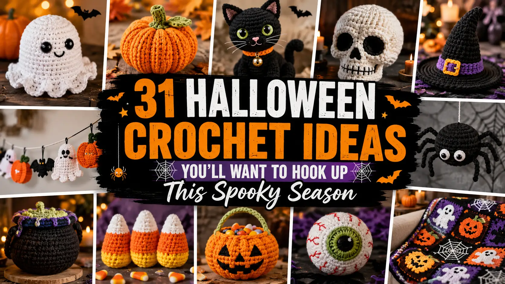 Halloween Crochet Ideas You'll Want to Hook Up This Spooky Season