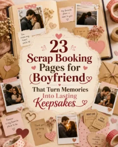23 Scrap Booking Pages for Boyfriend That Turn Memories Into Lasting Keepsakes