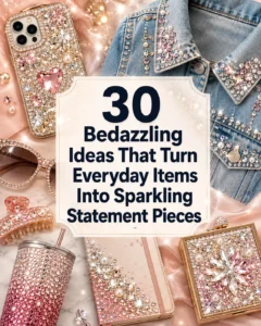 30 Bedazzling Ideas That Turn Everyday Items Into Sparkling Statement Pieces