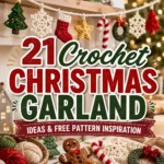 21 Crochet Christmas Garland Ideas & Free Pattern Inspiration
