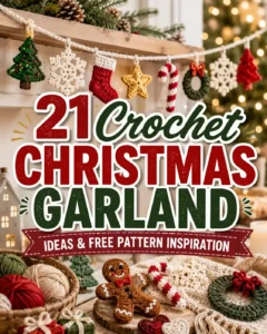 21 Crochet Christmas Garland Ideas & Free Pattern Inspiration