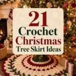 21 Crochet Christmas Tree Skirt Ideas to Make Your Tree Look Extra Cozy