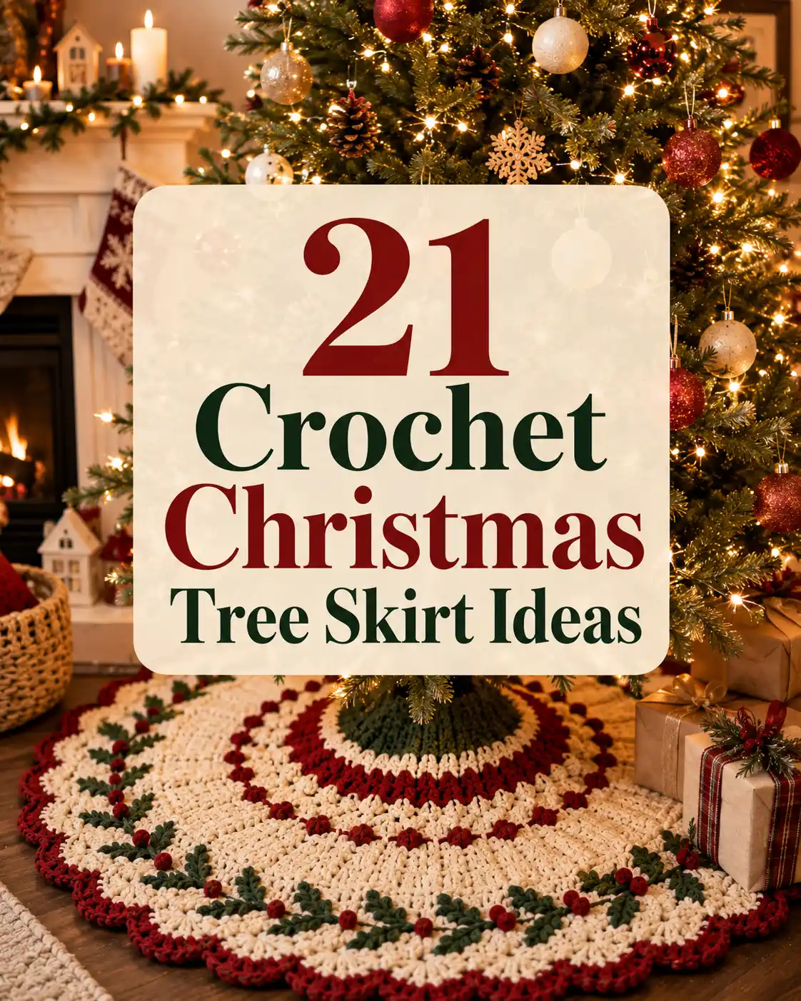 21 Crochet Christmas Tree Skirt Ideas to Make Your Tree Look Extra Cozy