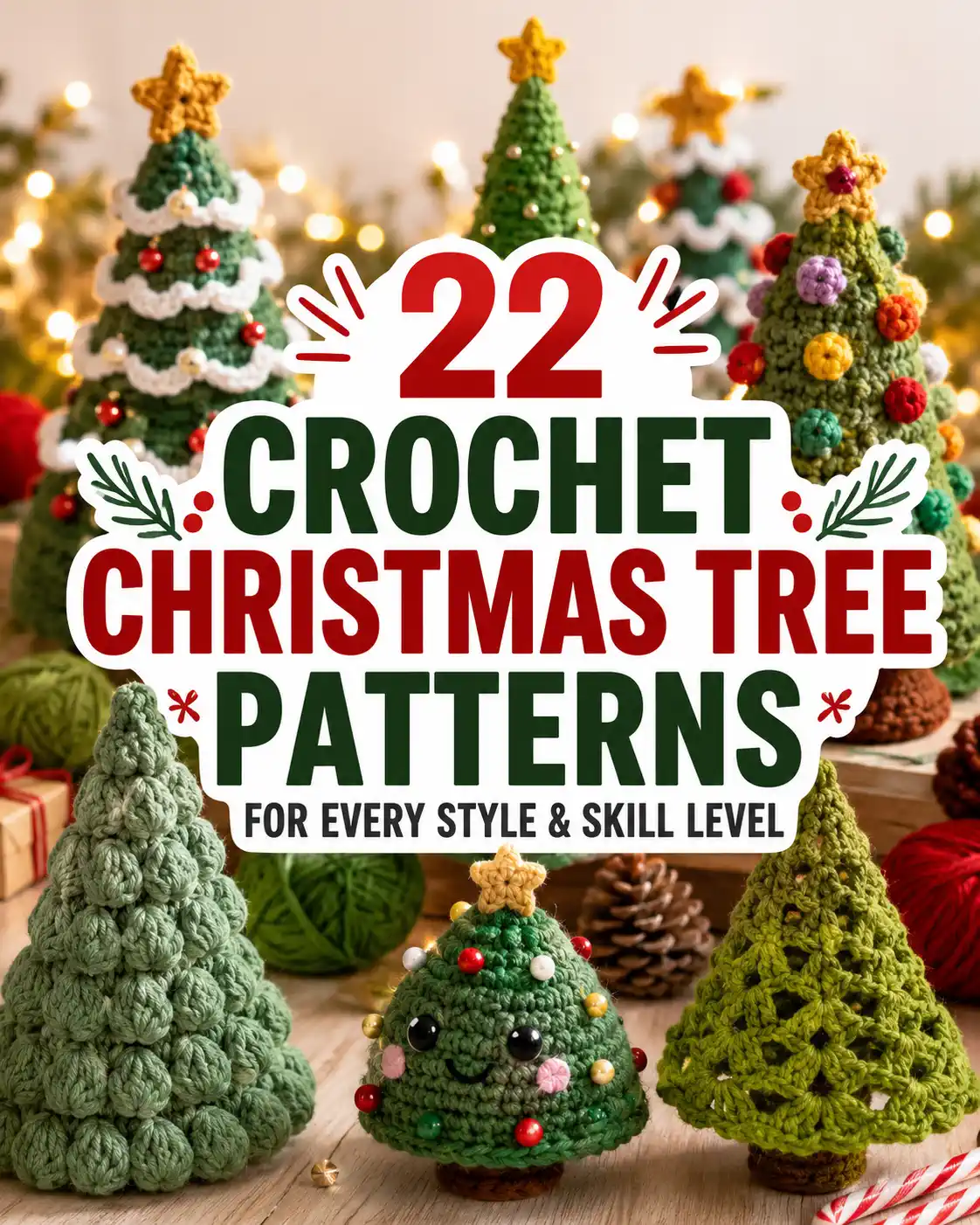 22 Crochet Christmas Tree Ideas to Make Your Holidays Extra Cozy