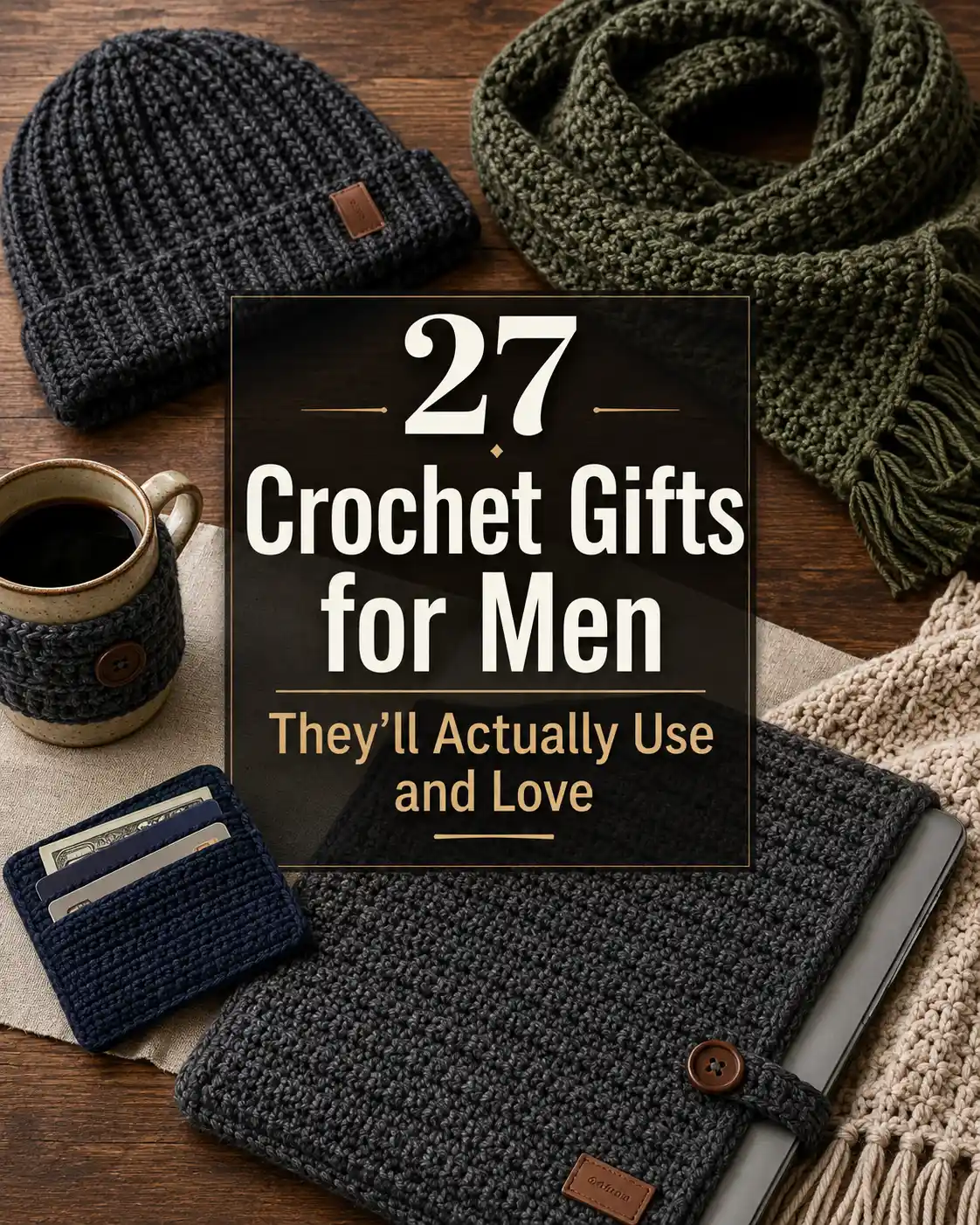 27 Crochet Gifts for Men They’ll Actually Use and Love