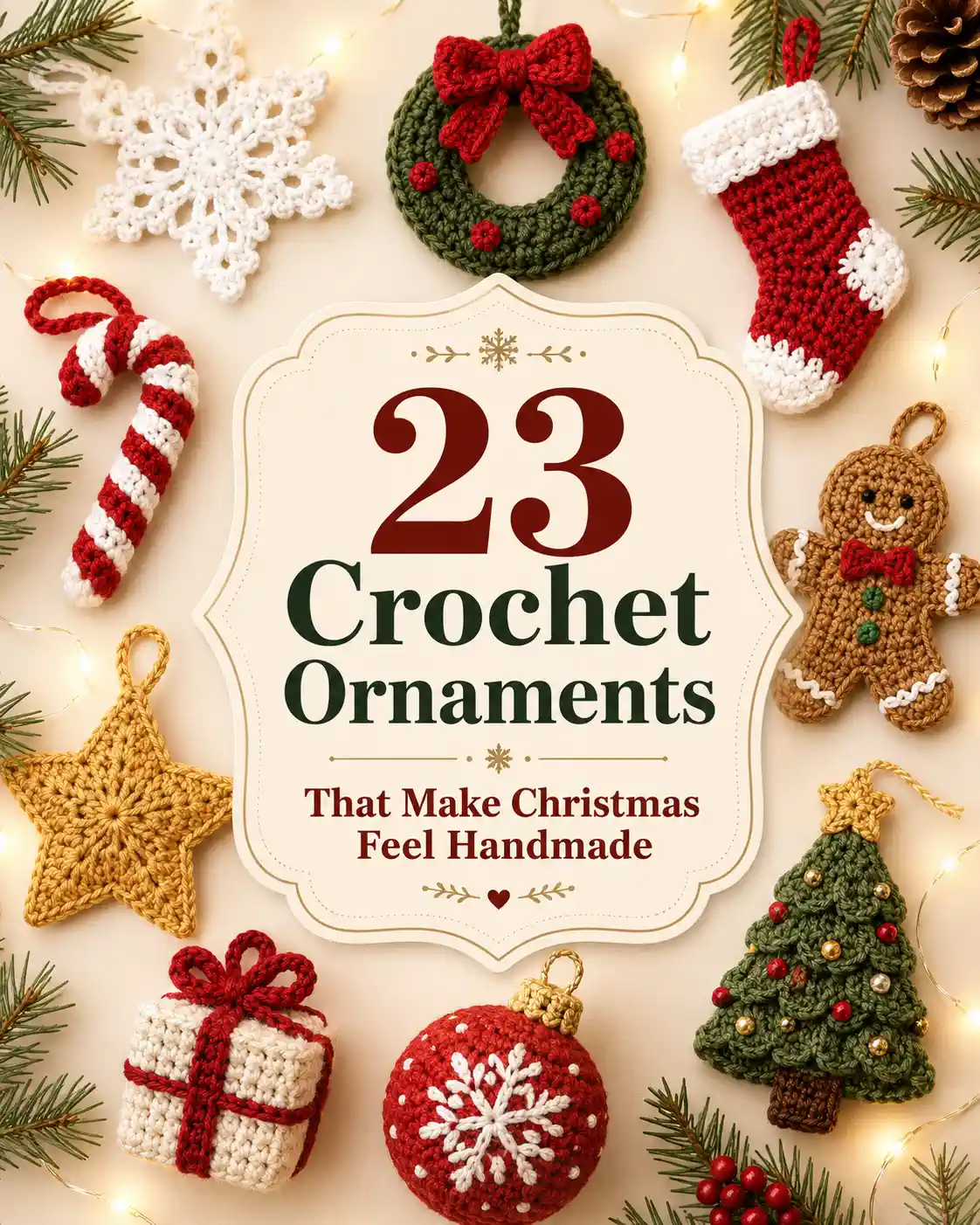 23 Crochet Ornaments That Make Christmas Feel Handmade